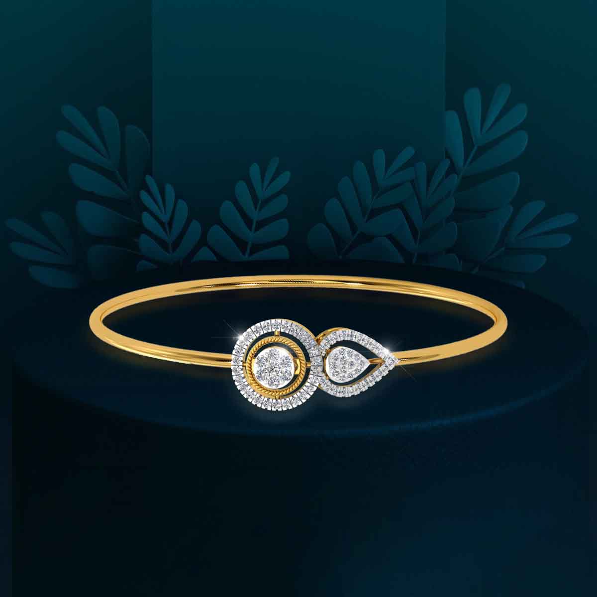 Timeless Dual Halo Diamond Bracelet