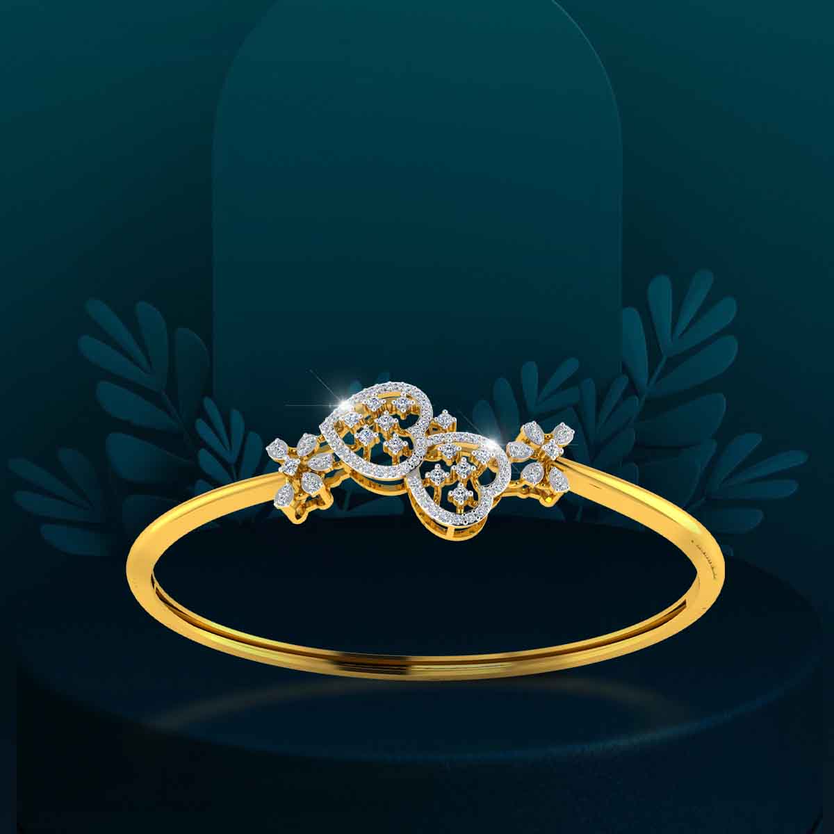 Heartfelt Bloom Diamond Bracelet
