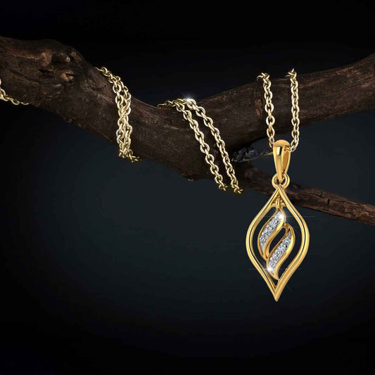 Twilight Leaf Pendant