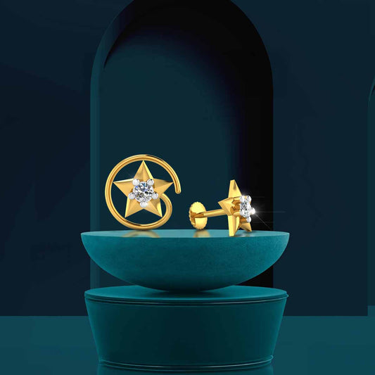 Starry Gleam Nose Pin