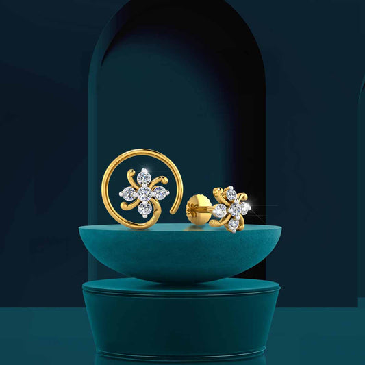 Twirl Bloom Nose Pin