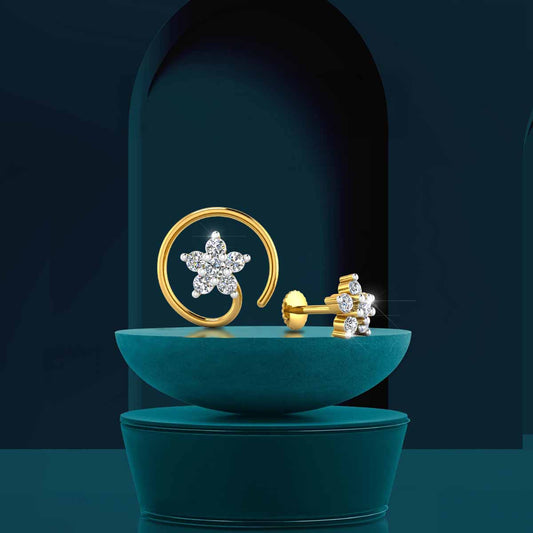 Daisy Spark Nose Pin