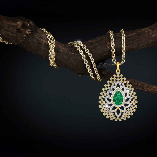 Emerald Radiance Pendant