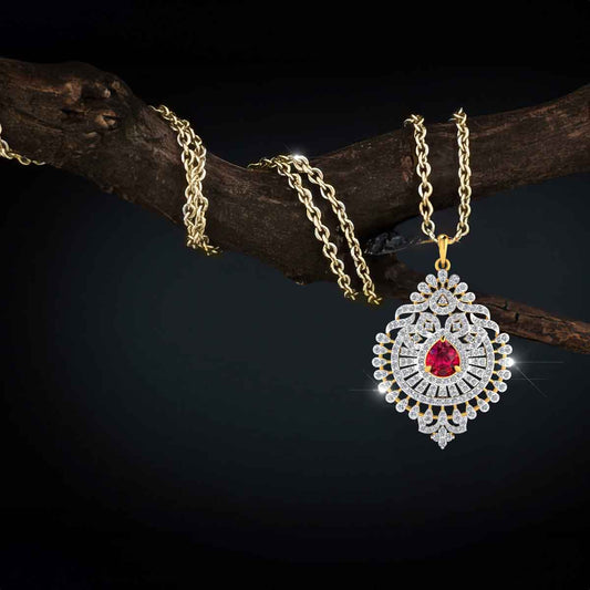 Ruby Elegance Pendant