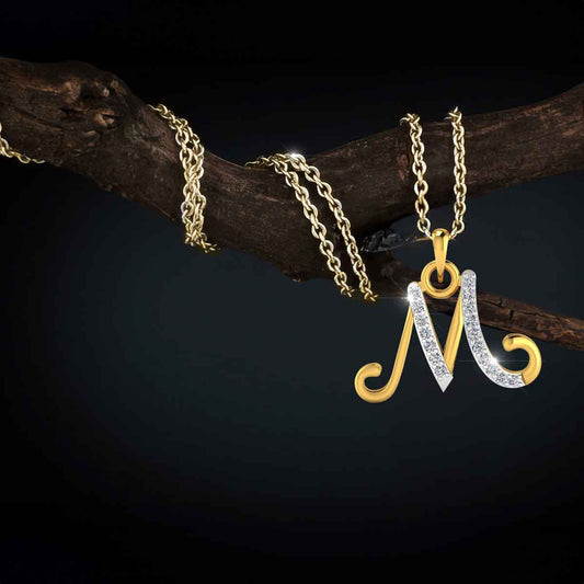 Monogram "M" Pendant