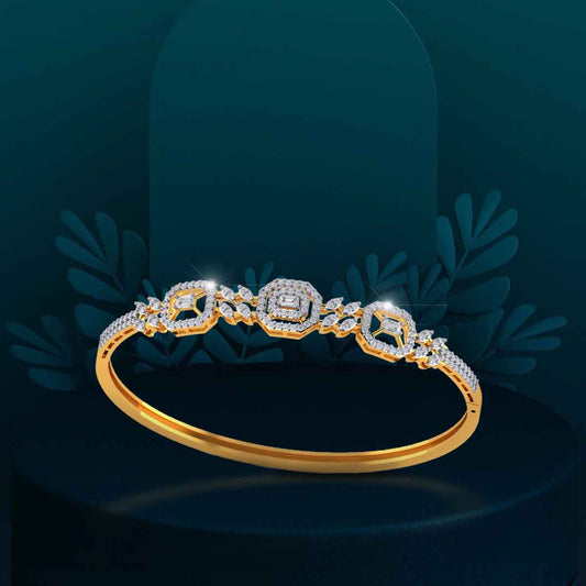 Regal Square Diamond Bracelet