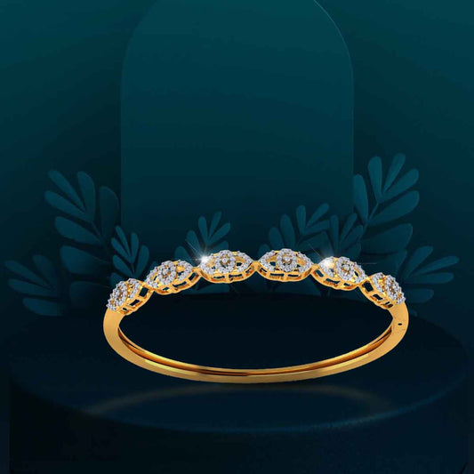 Radiant Bloom Diamond Bracelet