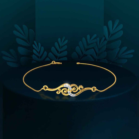 Celestial Swirl Diamond Bracelet