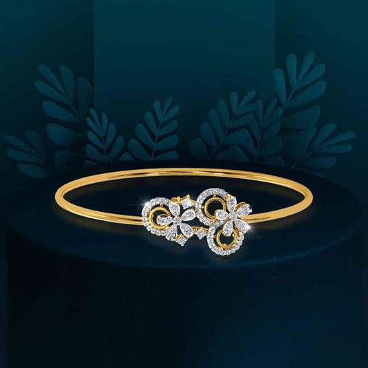 Twin Bloom Diamond Bracelets