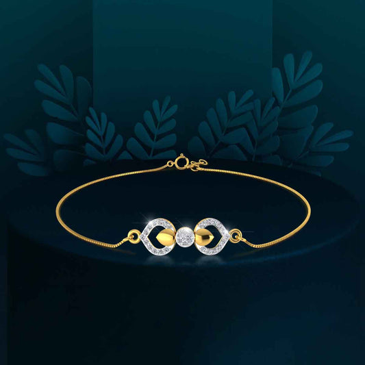 Golden Embrace Diamond Bracelet