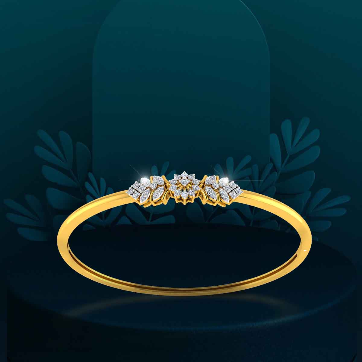 Tranquil Blossom Diamond Bracelet