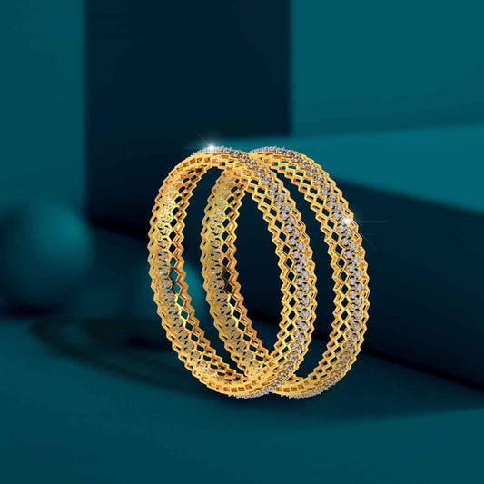SparkleBlue Classic Eternity Bangle