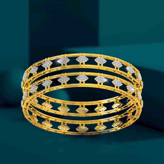 Celestial Marquise Diamond Bangle