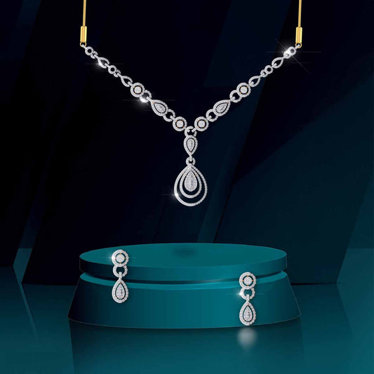 Celestial Harmony Diamond Necklace Set