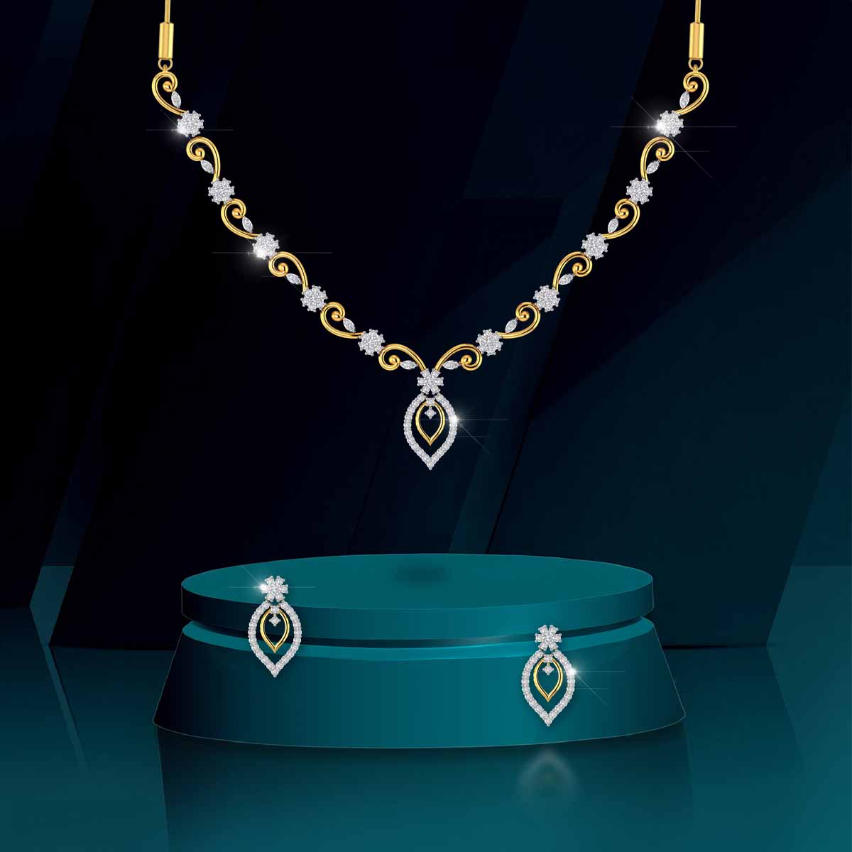 Golden Infinity Grace Necklac