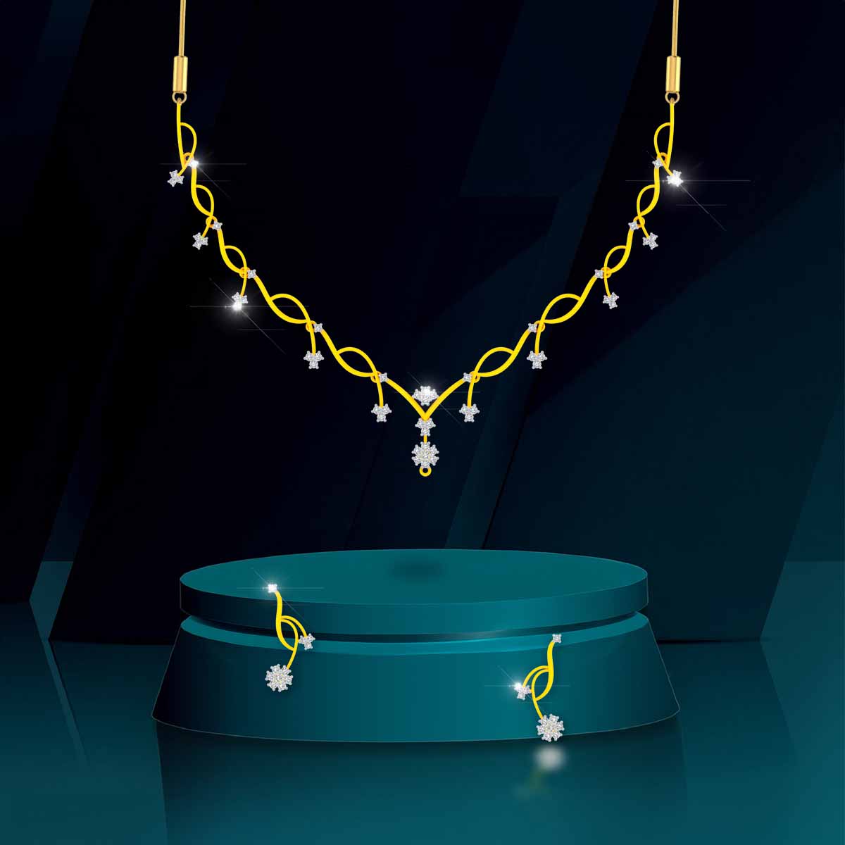 Twilight Sparkle Diamond Necklace