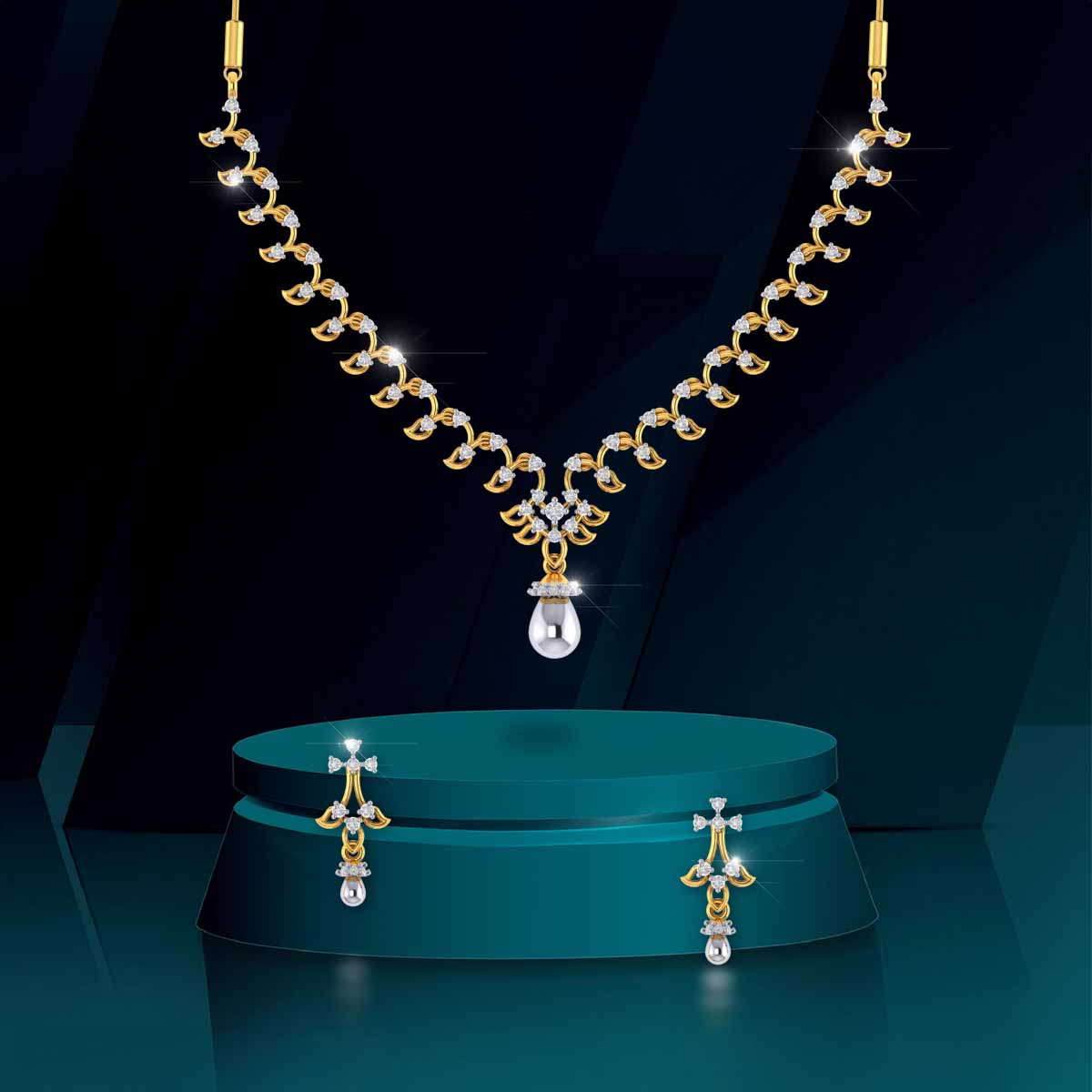 Pearl Elegance Necklace Set