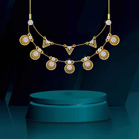 Celestial Radiance Diamond Necklace