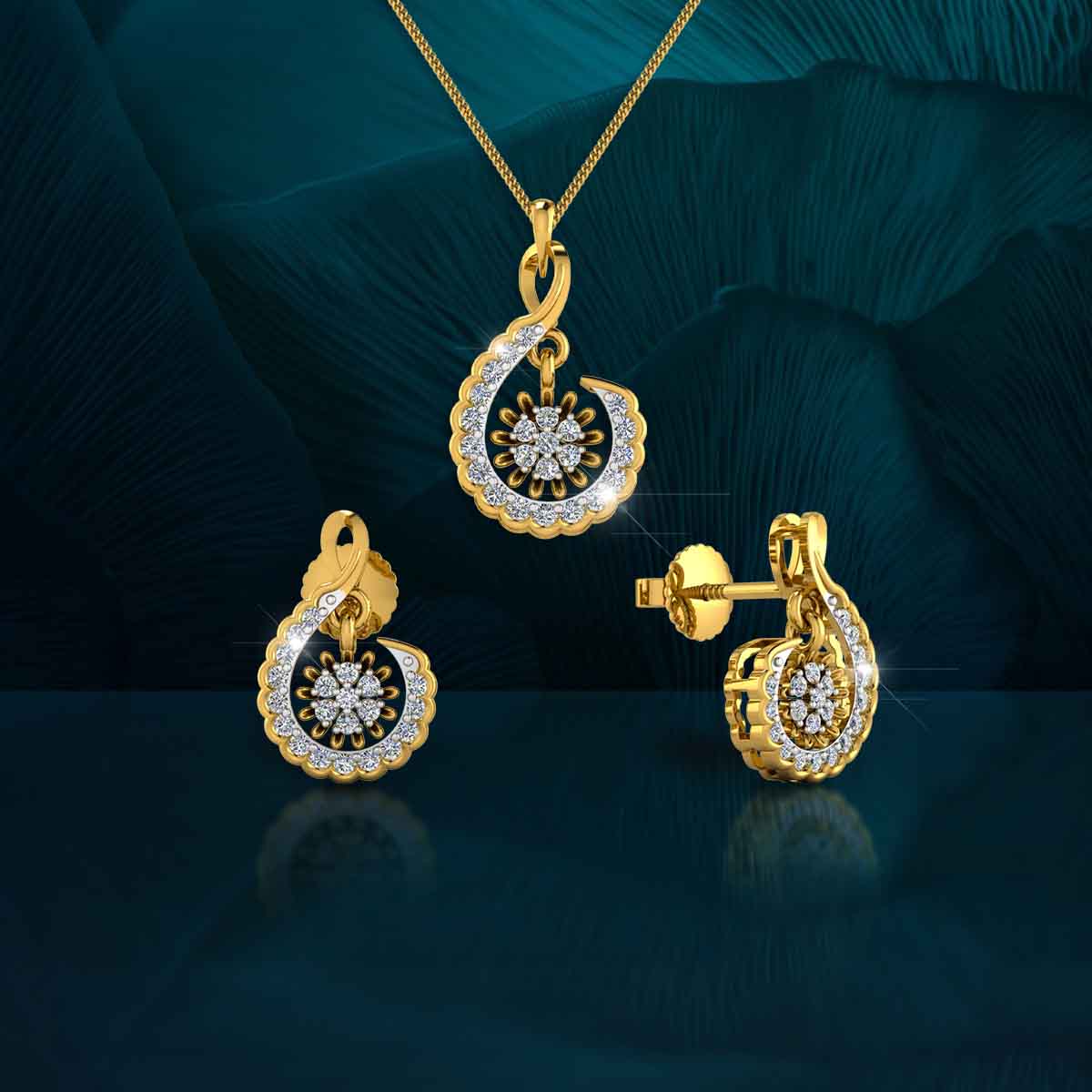 Majestic Swirl Pendant Set