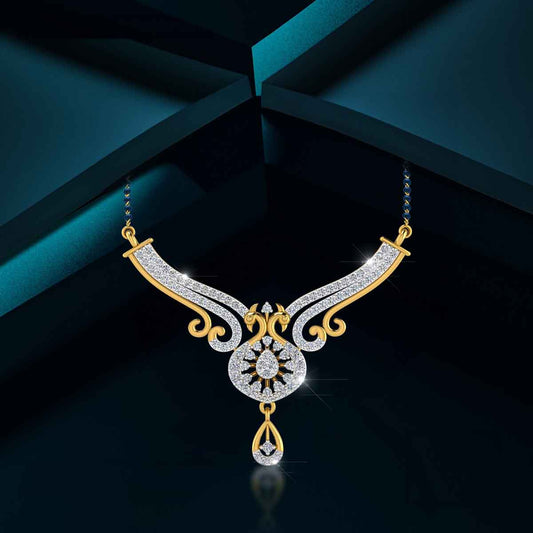 Regal Swirl Mangalsutra