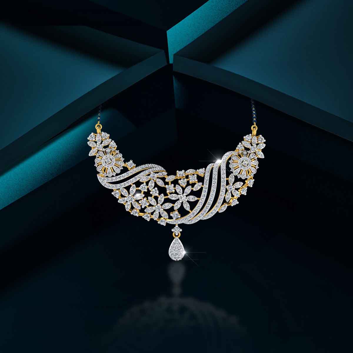 Floral Cascade Mangalsutra