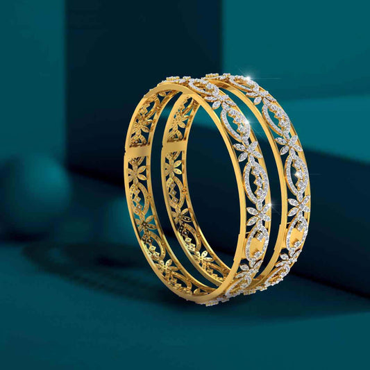 SparkleBlue Timeless Victorian Bangle