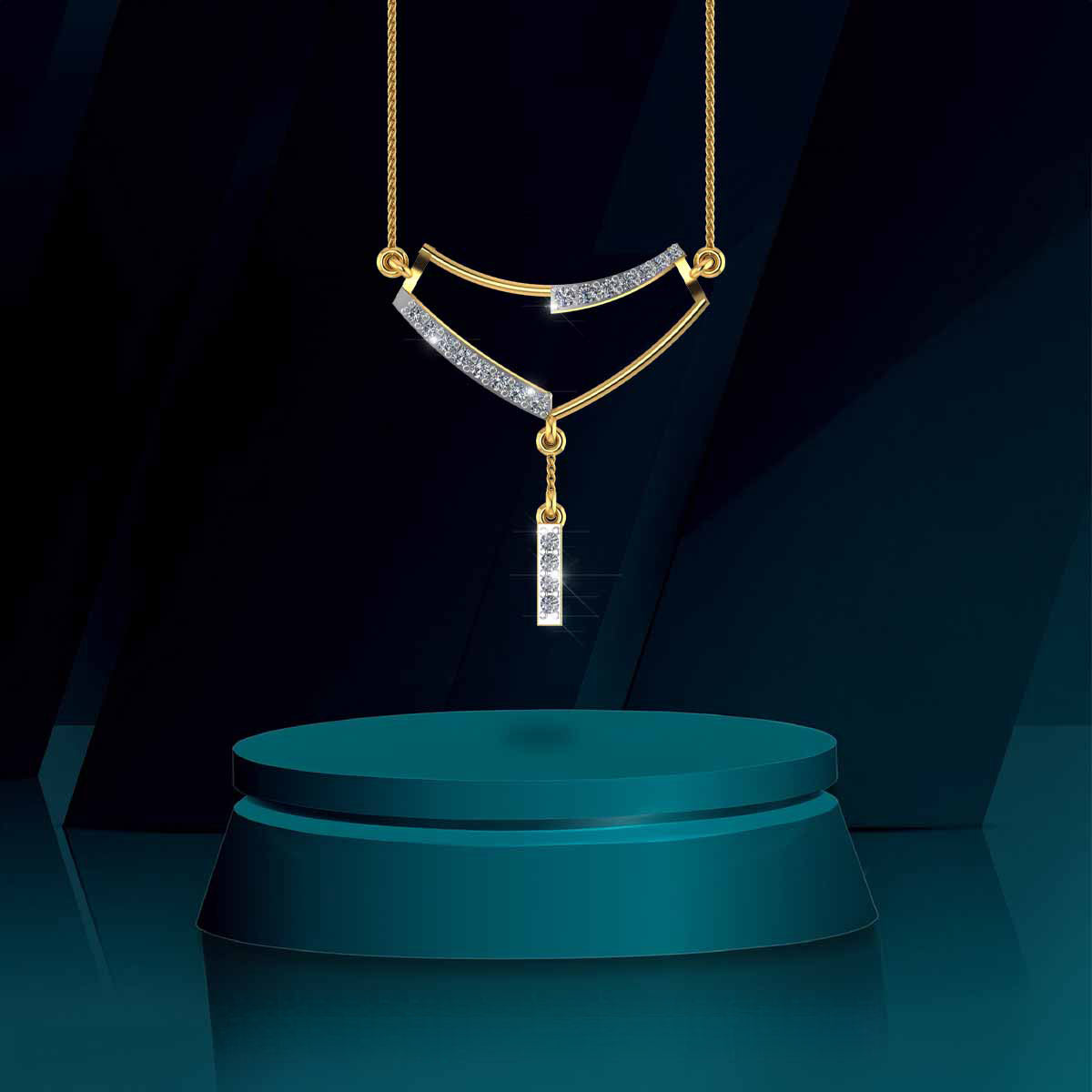 Geometric Elegance Necklace