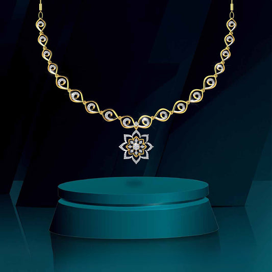 Luminous Petal Necklace