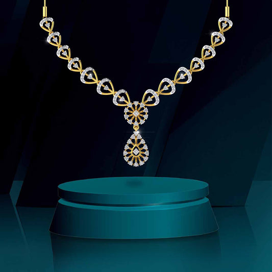 Golden Cascade Necklace